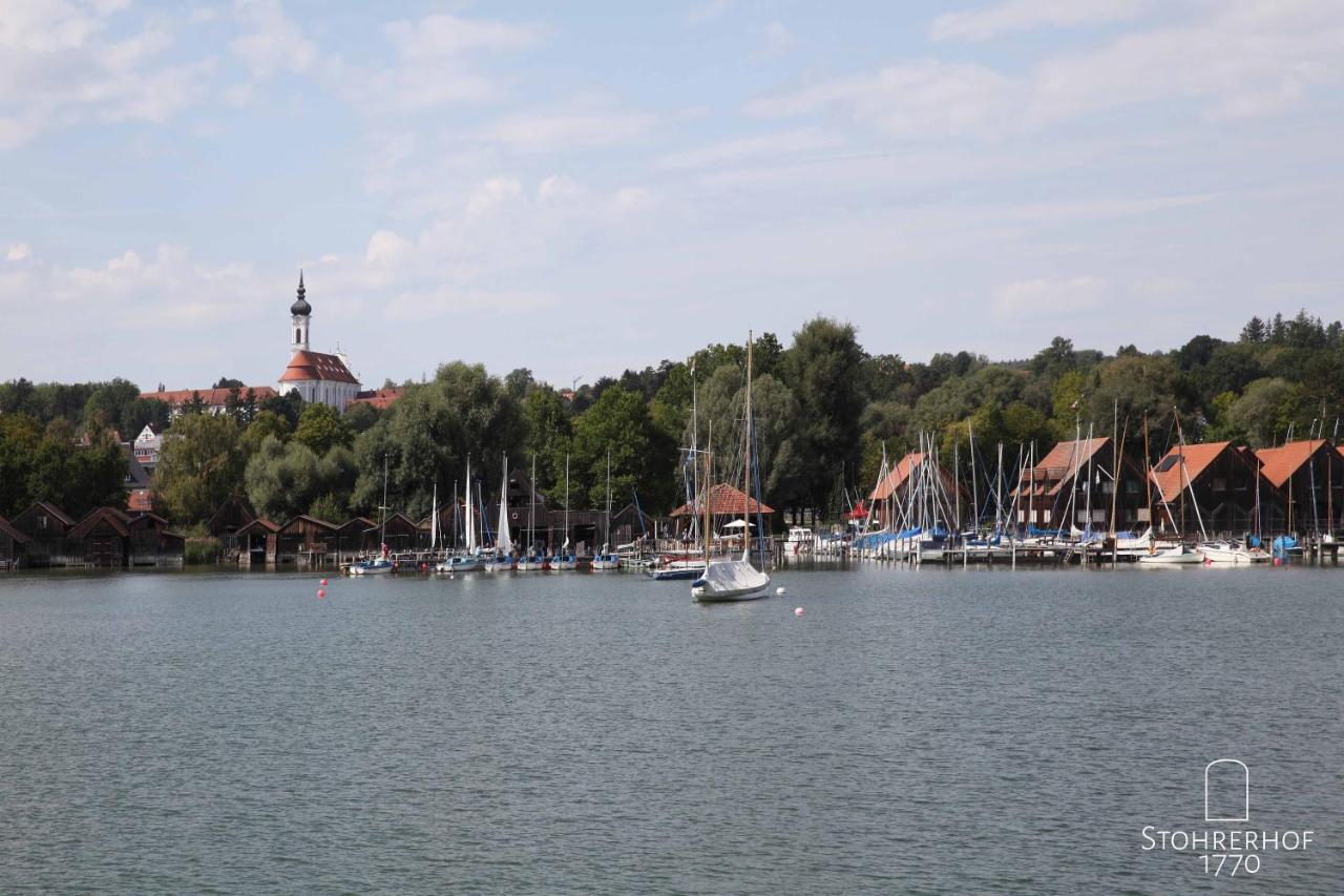 5 Sterne Penthouse-Loft am Ammersee bis 4 Personen Dießen am Ammersee Exterior foto