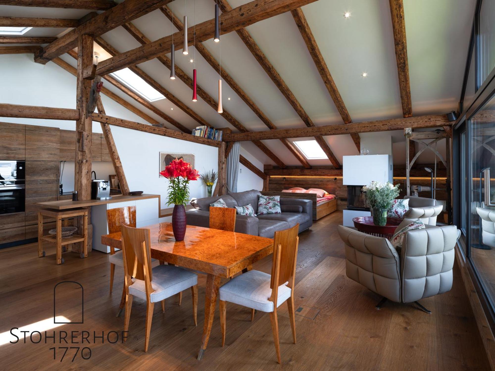 5 Sterne Penthouse-Loft am Ammersee bis 4 Personen Dießen am Ammersee Exterior foto
