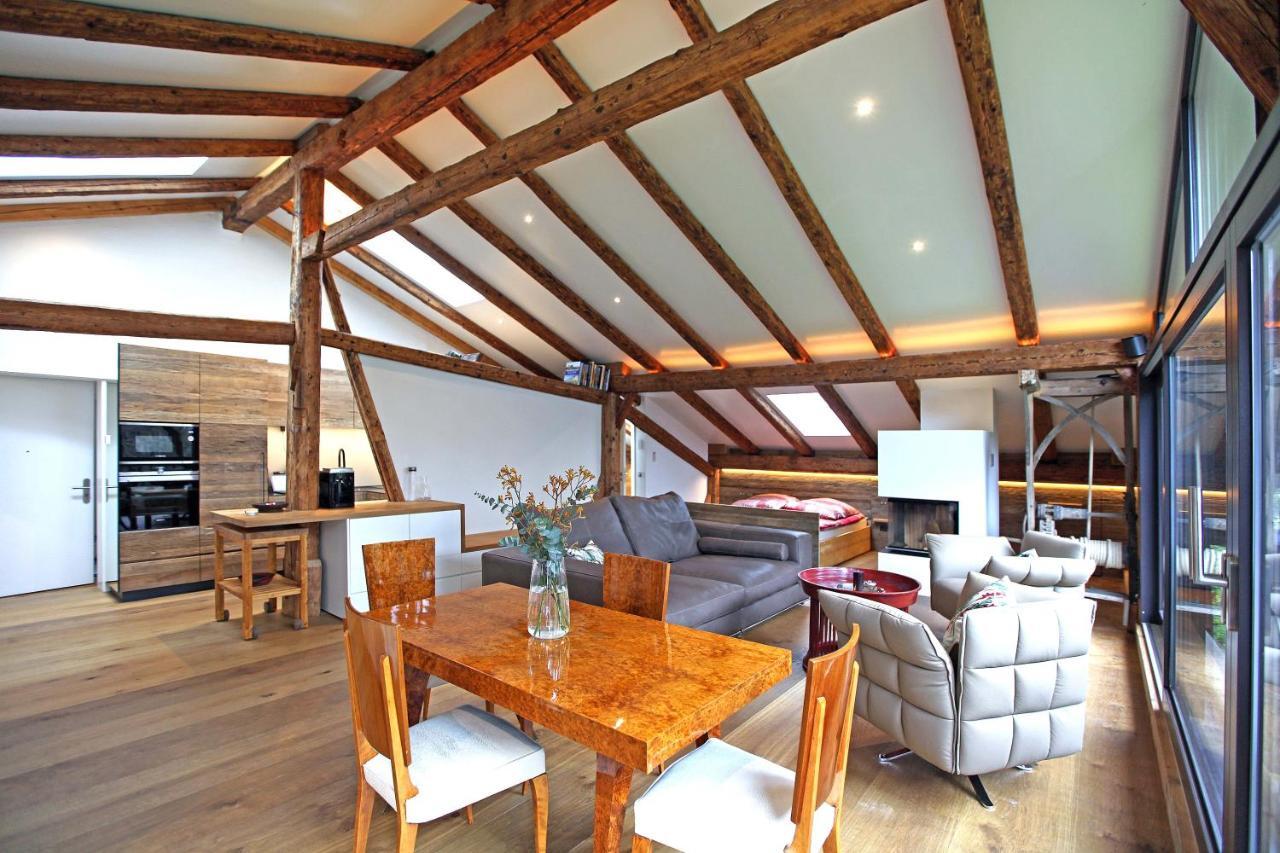 5 Sterne Penthouse-Loft am Ammersee bis 4 Personen Dießen am Ammersee Exterior foto